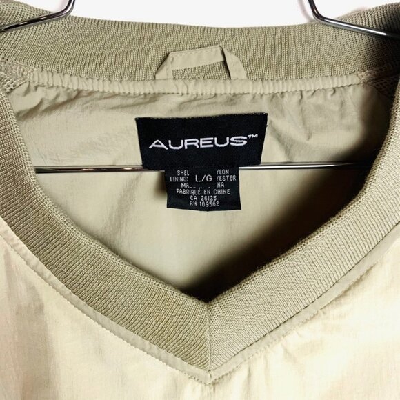 AUREUS IMPERMEABLE SWEATER JACKET PULLOVER UNISEX VINTAGE 90s MEN  SIZE LARGE - Picture 4 of 4
